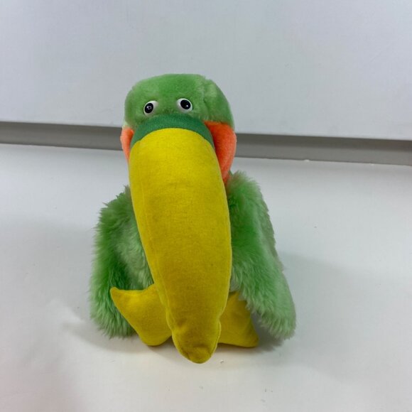 Dole 1983 Bananimal Toucan Plush Stuffed Animal Stuffie Green Yellow Advertising - Picture 8 of 16